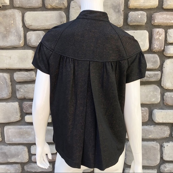 La Rok SS Jacket Black/Metallic Bronze EUC sz M - Picture 2 of 7